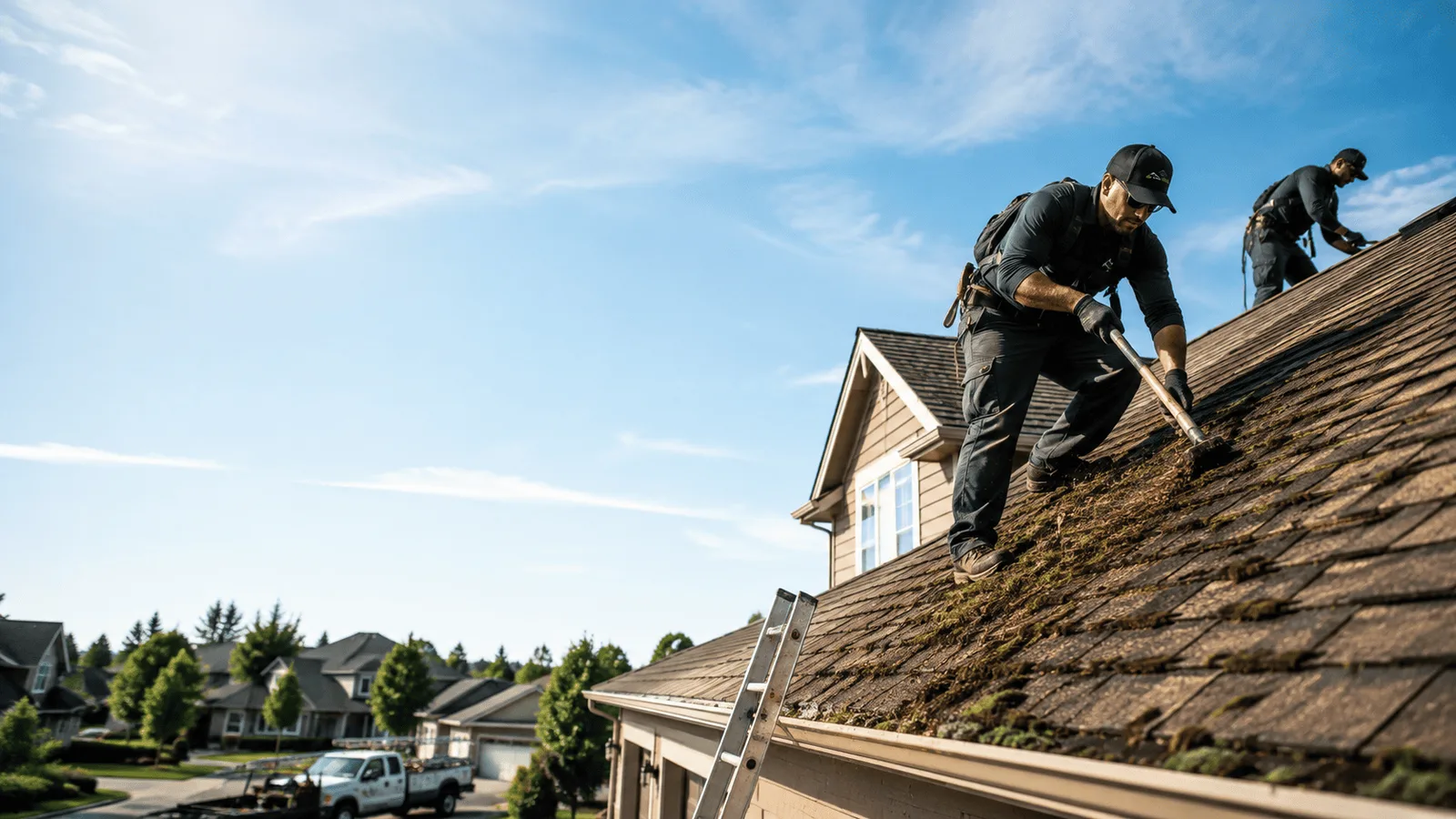Roof Moss Removal in Marion, KS near me